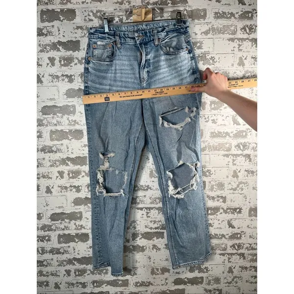 American Eagle | women curvy 90’s straight distressed denim - Image 5