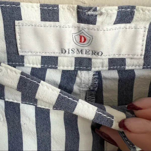 Dismero‎ Blue White Nautical Bermuda Shorts - Image 5