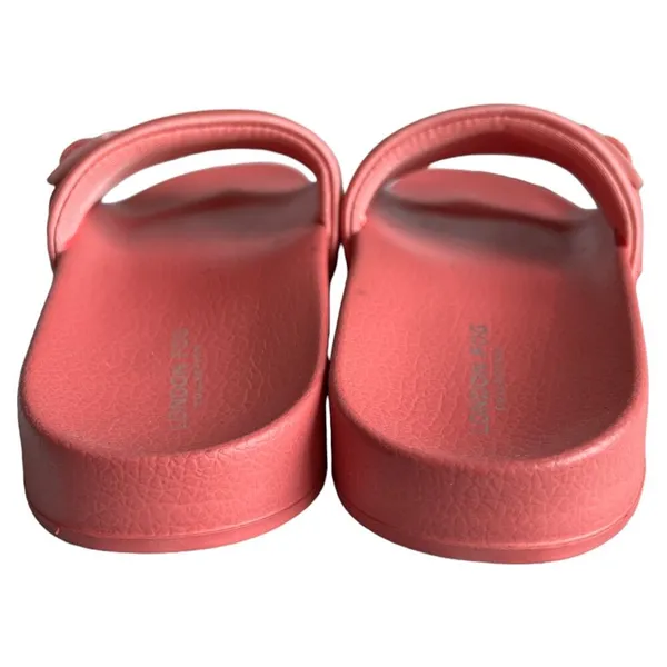 LONDON FOG COLLECTION Coral Pink Skyden Platform Slip On Slide Sandals, US7 - Image 5