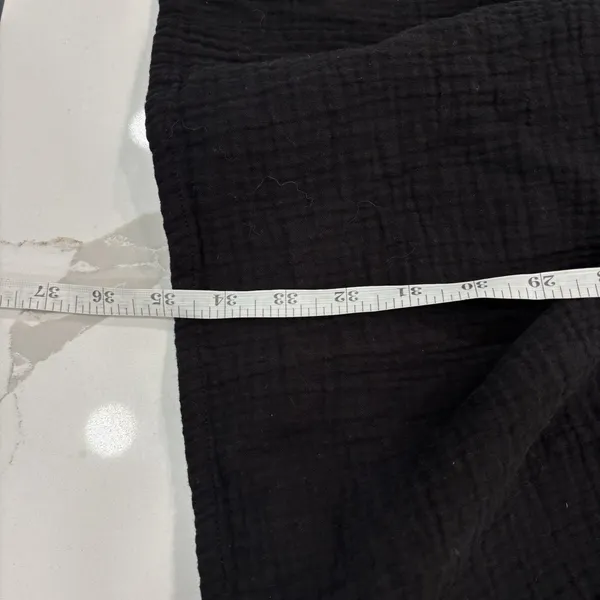 Boden Dress Womens Size 8 Black Muslin Crinkle Gauze Sleeveless Short - Image 5