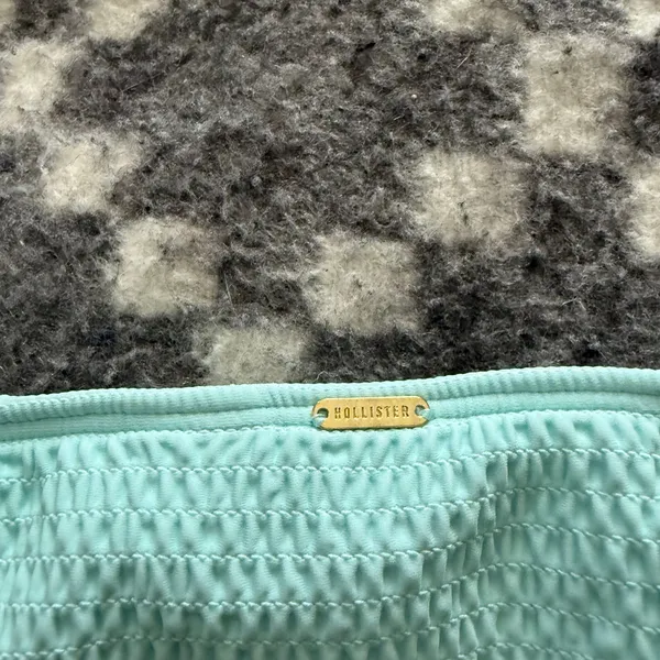 Hollister Baby Aqua Blue Size Large Tie Bikini‎ Bottom Swimming Suit - Image 6