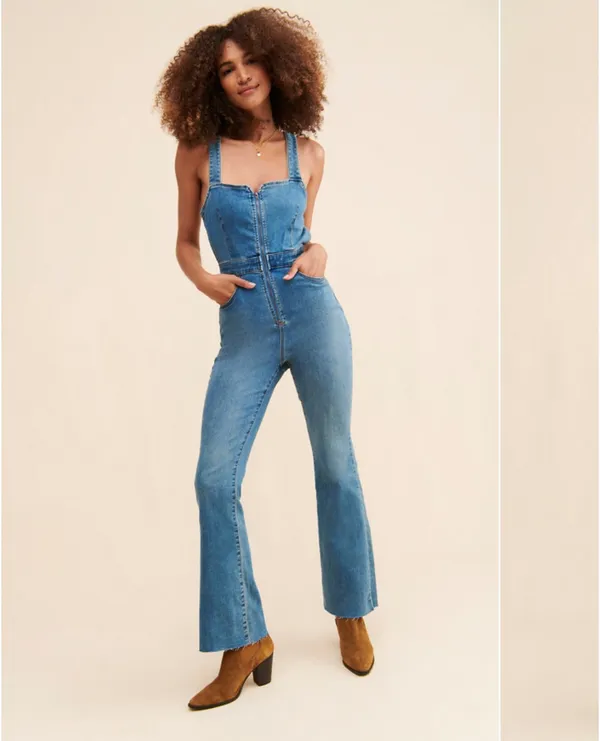 We The Free Denim Jumpsuit  - Image 2