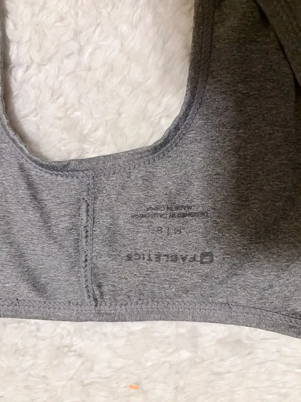 5/$30 🎈Fabletics medium embra open back grey tank top - Image 6