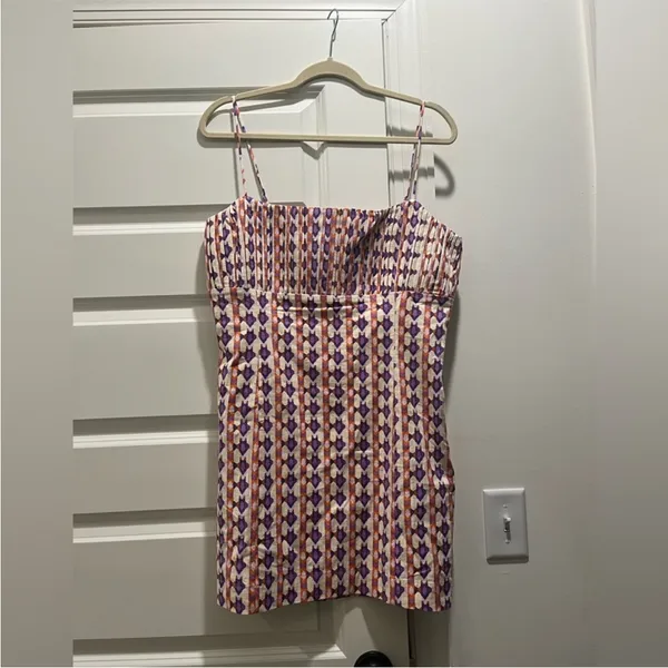 NWT The Ophelia Sleeveless Linen‎ Slim Mini Dress by Maeve size 14 - Image 4