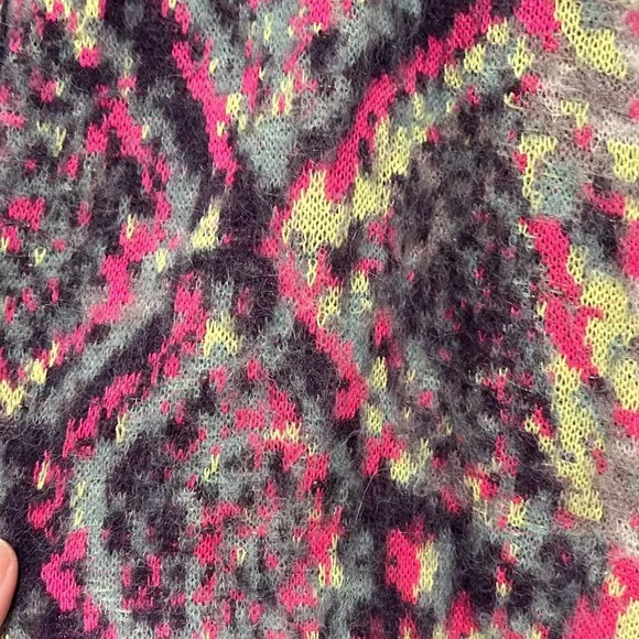 Anthropologie Maeve Peggy Python Cardigan SIZE‎ XS oversized alpaca soft - Image 5