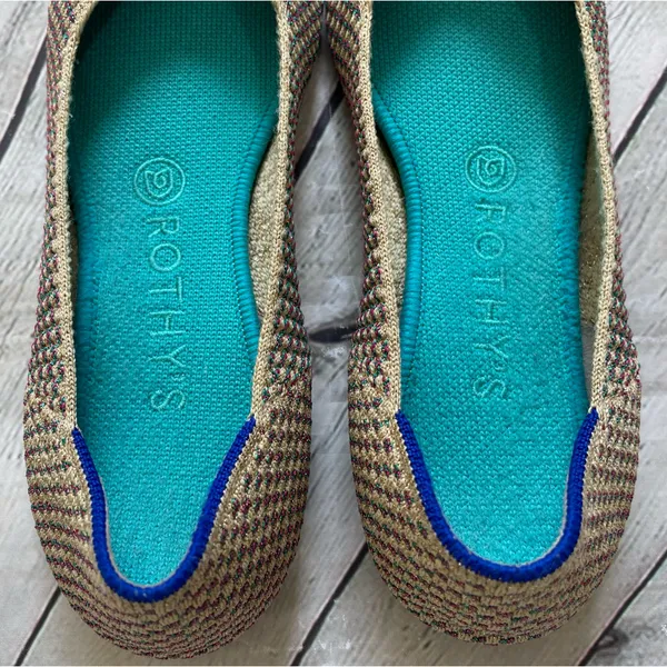 Rothy’s The Point Multi Metallic Flats - Image 14