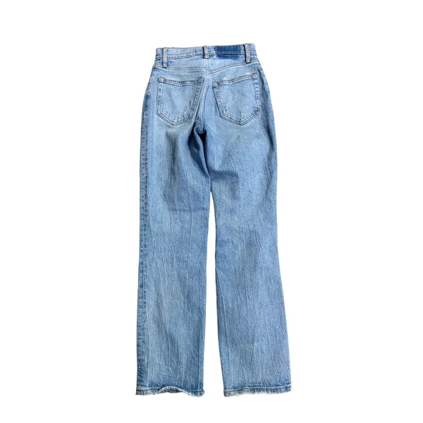 Abercrombie & Fitch Curve Love The 90s Straight Ultra High‎ Rise Jeans 24S - Image 2