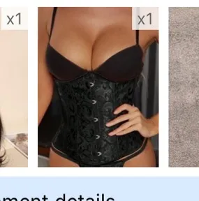 Shein Black Corset - Image 2
