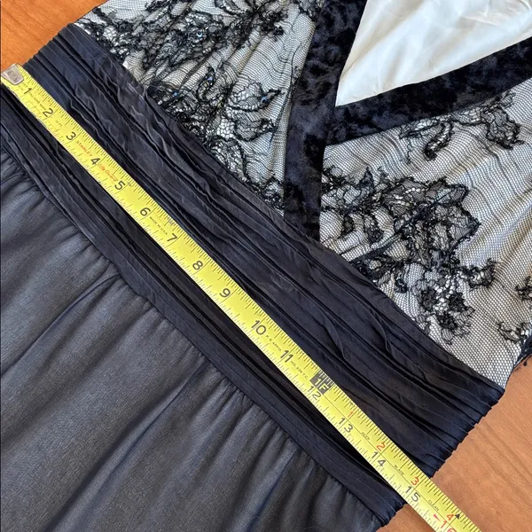 Silk dress Black Size L - Image 10