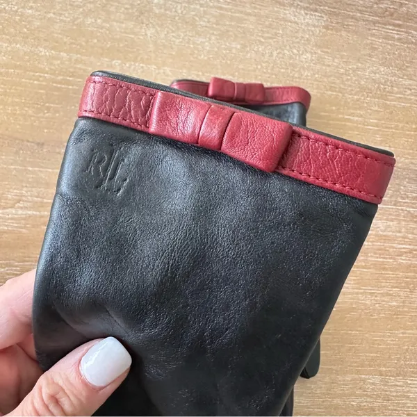 Lauren Ralph Lauren Leather Gloves - Image 4