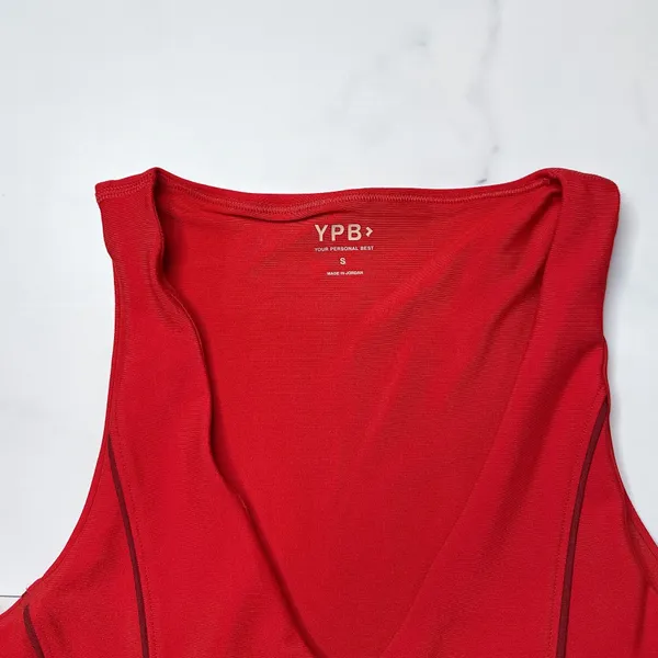 Abercrombie & Fitch YPB Corset Slim V-Neck Tank Top - Image 3