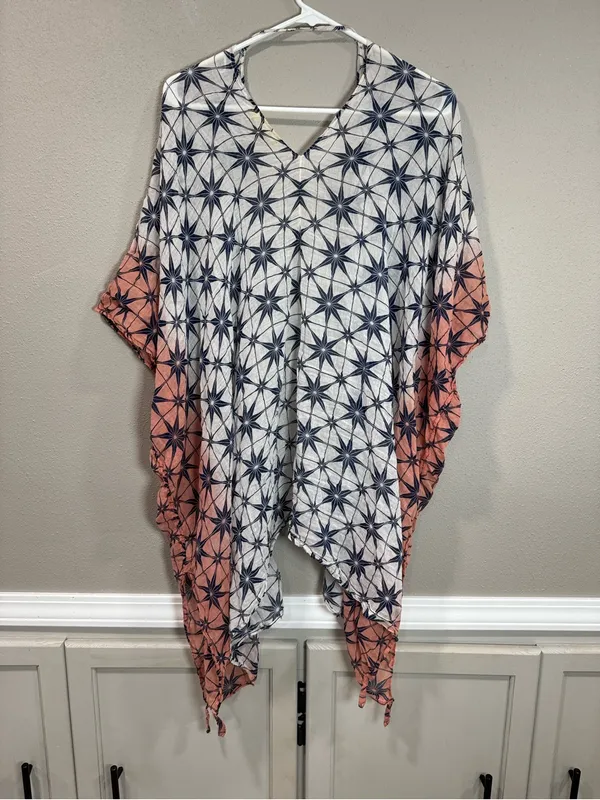 Roberta Roller Rabbit Slate Beach Shrug - Image 5