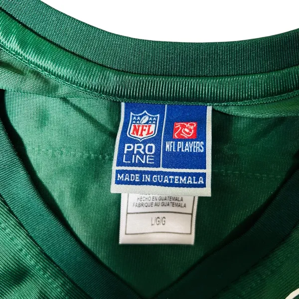 NEW New York Jets Jersey Womens L Green Blank NFL Pro Line‎ 365 Football - Image 3