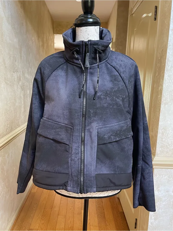 Free people Movement Canyon Crashin’ Textured Full Zip Active Jacket Sz Small - Image 4