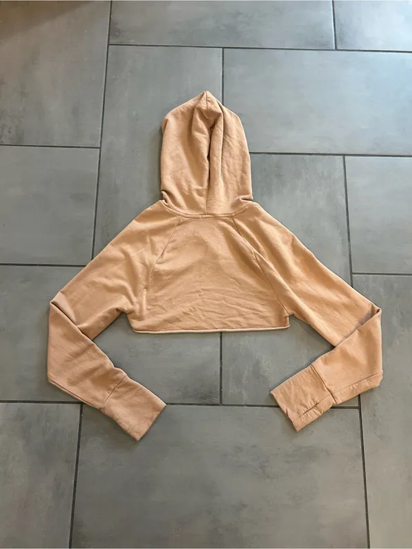 OFFLINE by Aerie OTT Fleece Shrug in Tan - Image 4