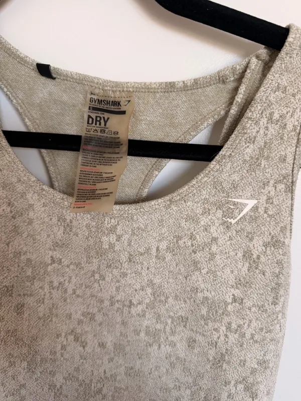 Gymshark Fleur Texture Workout Tank Small - Image 3
