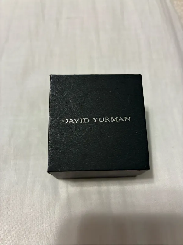 David Yurman Sterling Silver White 
Topaz Cable Ring - Image 2