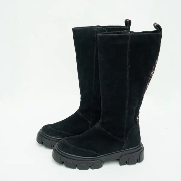Farm Rio - New! Beaded‎ Knee High Lug Sole Boots - Image 5