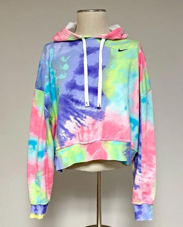Nike Get Fit French Terry Tie-Dye Training Hoodie - Image 2