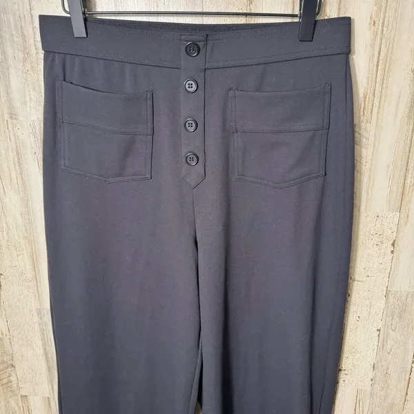 Halara High Waisted Button Pocket Straight‎ Leg Casual Pants Womens Large NEW - Image 3