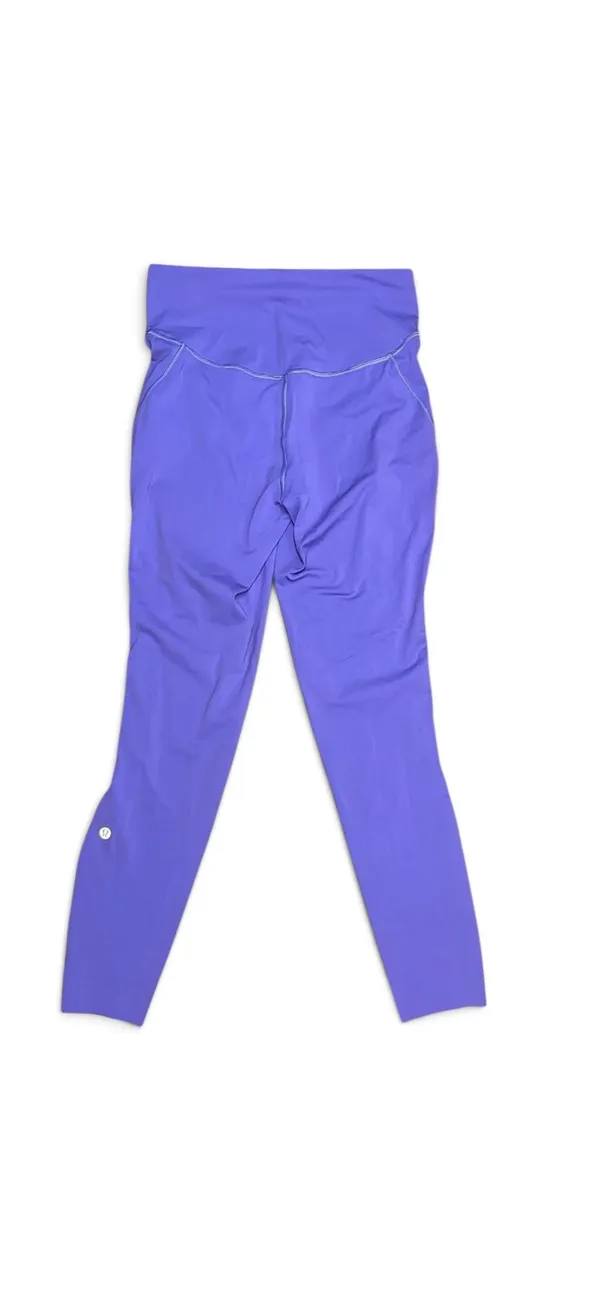 Lululemon Purple Running Leggings Women's Size 6 Full Length High Rise Drawcord - Image 4