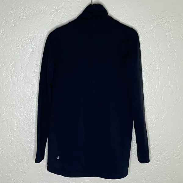 Lululemon Women's‎ Black Rulu Rally Wrap Long Sleeve Jacket with Thumbholes Sz 4 - Image 2