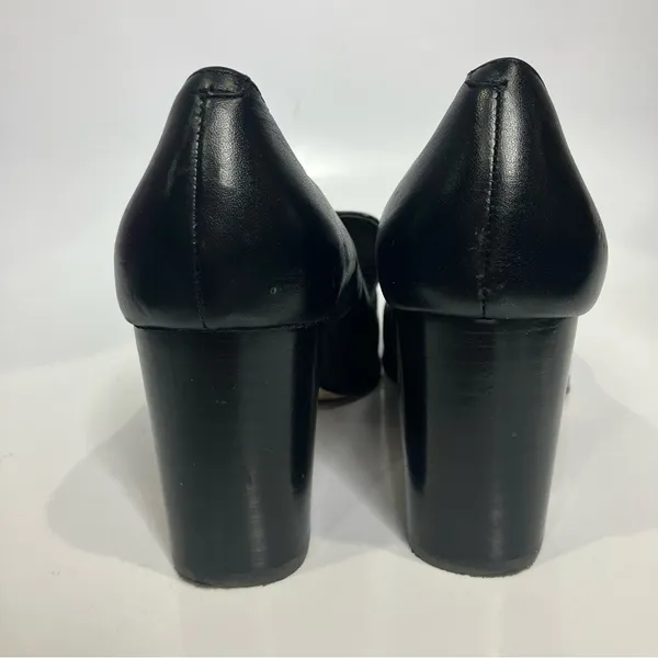Enzo Angiolini Black leather Maxie loafer pumps women’s size 7 professional‎ - Image 5