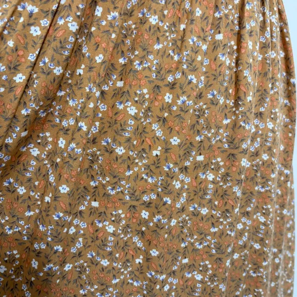 Pinkblush NWT Heyson Mustard Floral Smocked Maternity Maxi Dress Sz M - Image 4