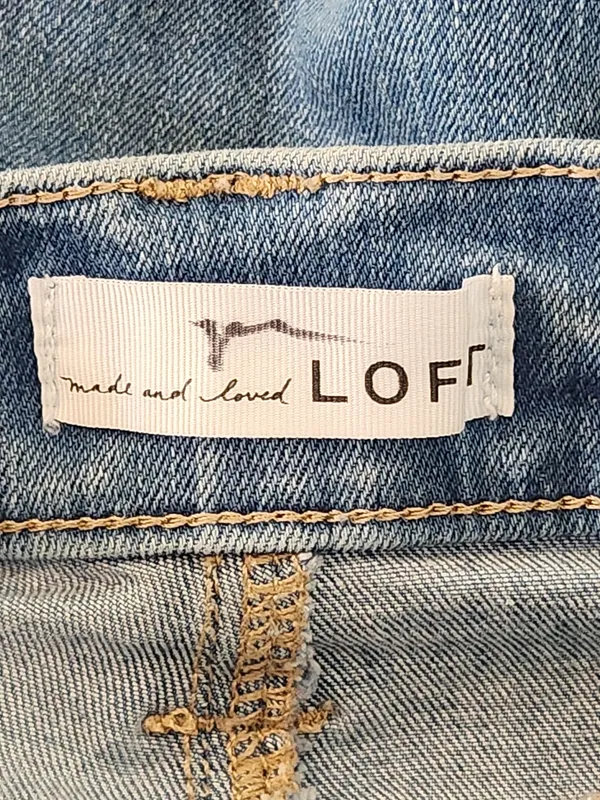 LOFT Slim Fit Flare Jeans with Patch Pockets Size 8/29 - Image 9