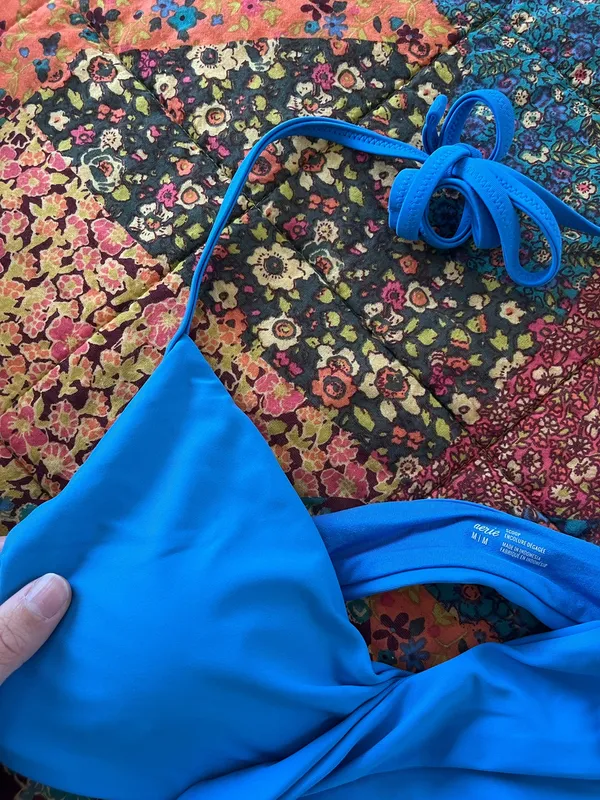 Aerie Bright Blue Bikini Top - Image 2
