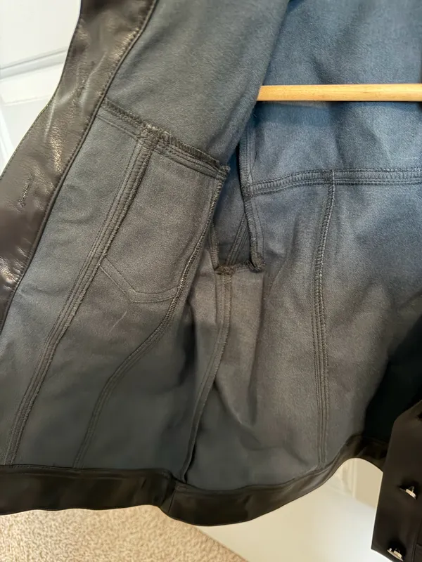 NWT Faux Leather Jacket - Image 4