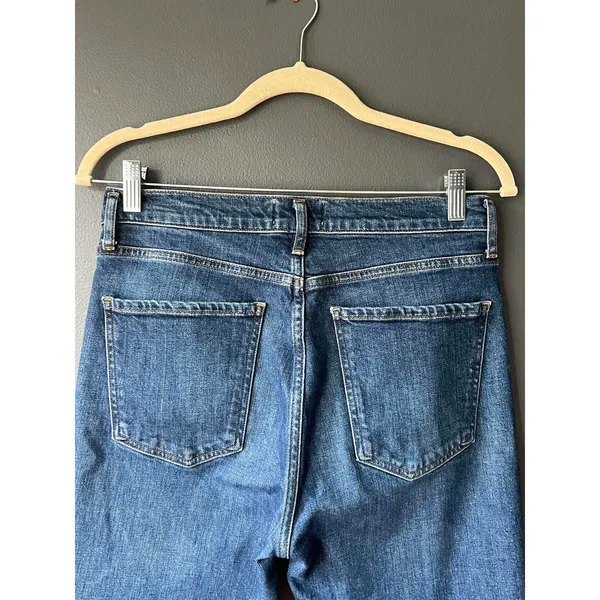 AGOLDE High Rise Buttonfly Denim Jeans - Image 3