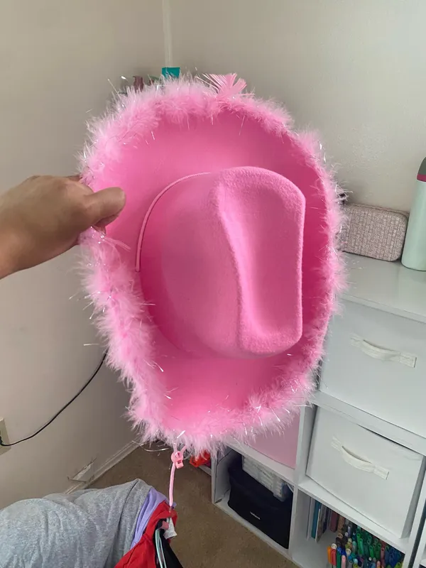 Pink Cowgirl Amazon Hat - Image 4
