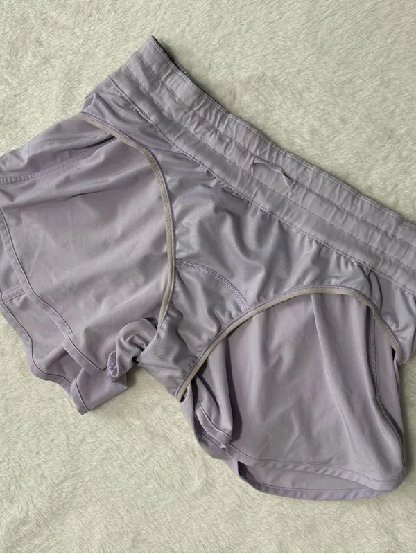 Lululemon High-Rise Lined Shorts - Lilac Smoke - Image 6