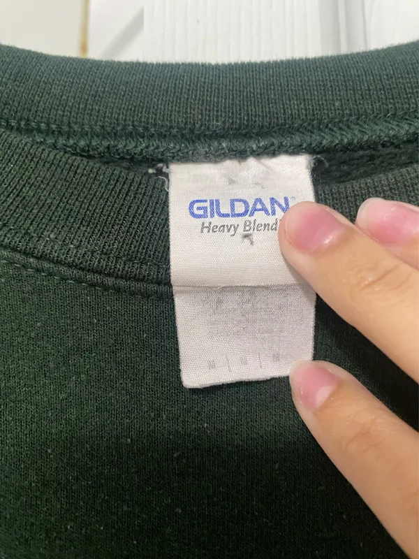 Green Gildan Crewneck - Image 2