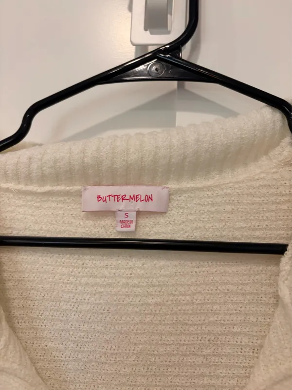 Butter melon crop top White - Image 2