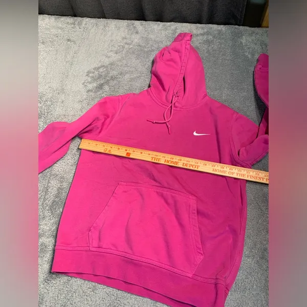Nike Pink Hoodie swoosh medium - Image 5