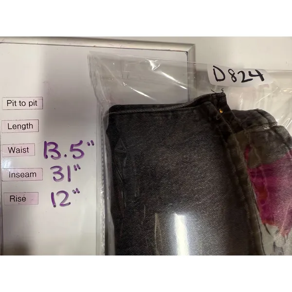 Abercrombie & Fitch Jean Women 26/2 90s Straight‎ Ultra High Rise Curve Love - Image 6