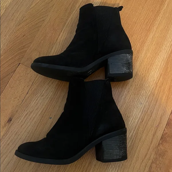 Faux suede Aldo booties - Image 2
