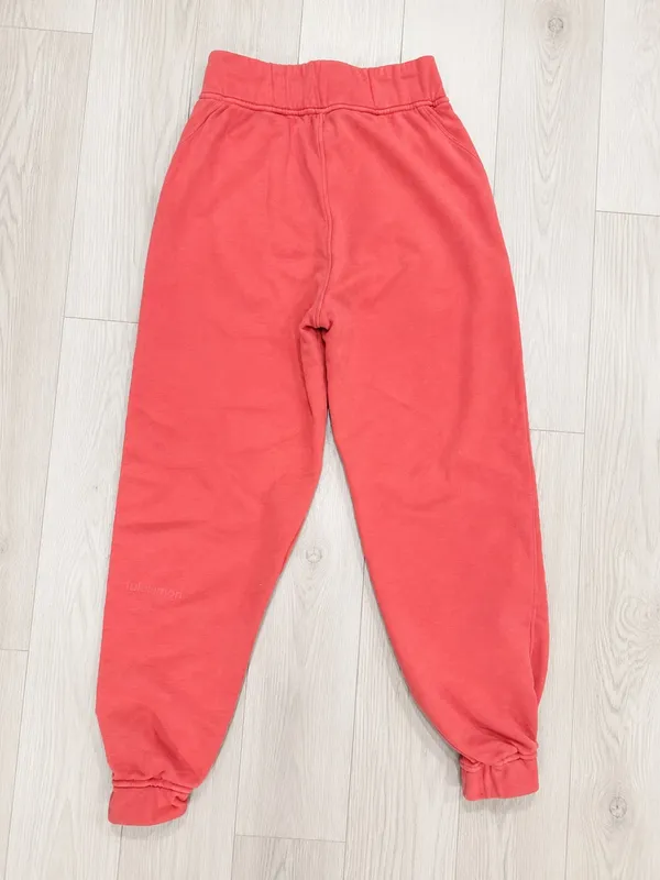 Lululemon Women's Soft Jersey High-Rise Athletic Jogger Sweatpants Sz 0 - Image 2