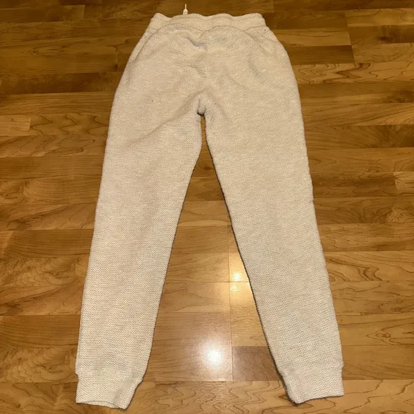 Aerie Offline Cozy Boucle Knit Joggers Drawstring Sweatpants Womens Size S Small - Image 3