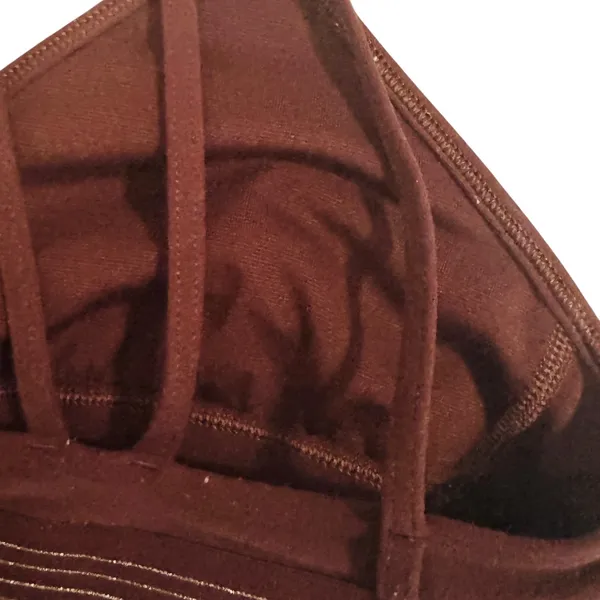 Lululemon Principal Dancer‎ Golden Bralette Midnight Maroon Bra Brown Strappy 4 - Image 5