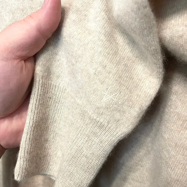 NADAAM Women’s The Original Cashmere Crewneck Sweater in Oat - Image 6