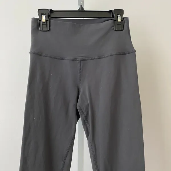 Alo Yoga XS Anthracite Gray High Waist Airbrush Leggings Full Length Yoga Pants - Image 2