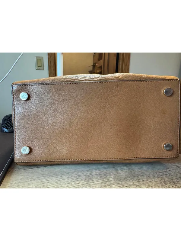 Michael Kors Brown Leather Satchel Handbag - Image 6