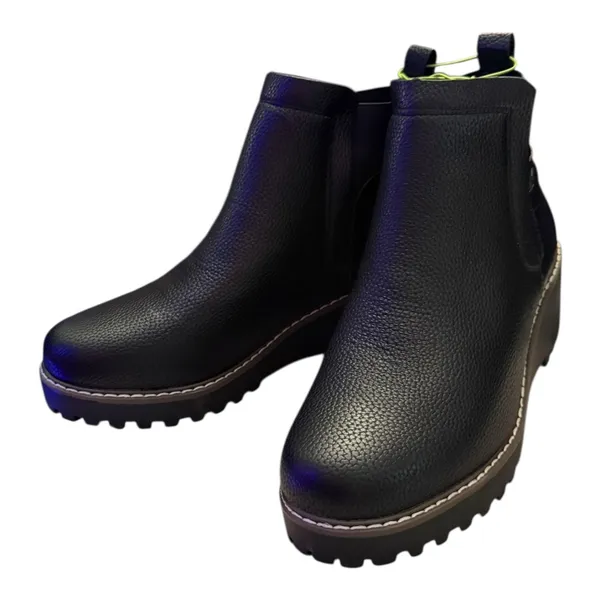 Rampage Sacha Black Ankle Wedge Boots Size 10 - Image 2