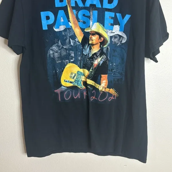 Brad paisley 2021 concert tour graphic shirt size large‎ - Image 3