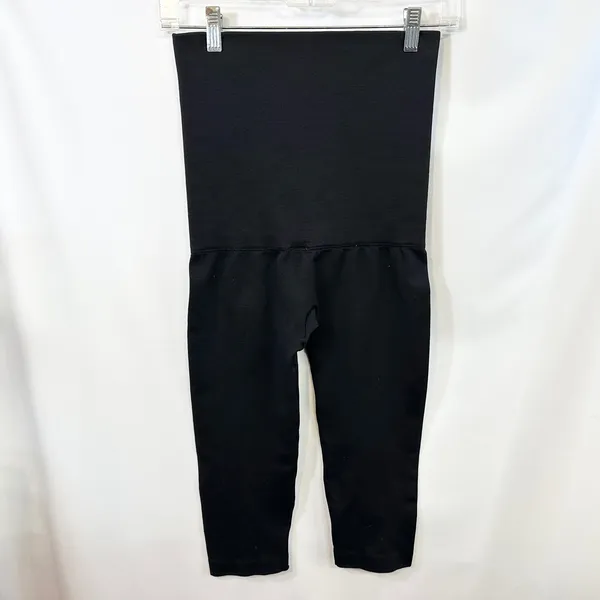Tummy Control Shapewear Leggings Black‎ High Waisted Small Medium 1666 - Image 2
