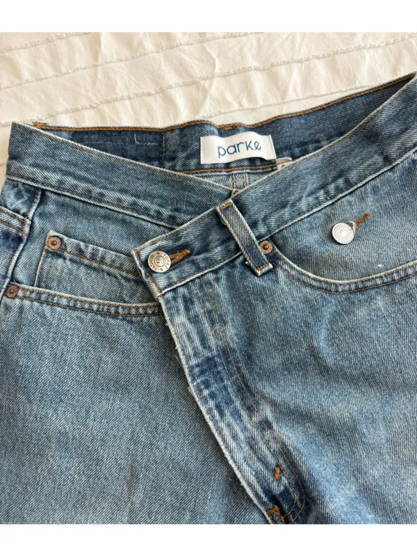 Parke Denim Shorts Blue Size XS - Image 4