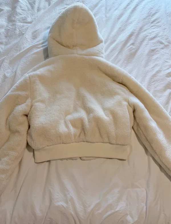 True Religion Cropped Jacket White - Image 3